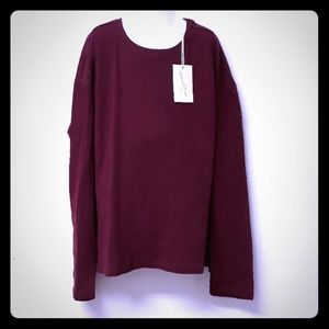 Universal Thread Burgandy Boys Long Sleeve Tee